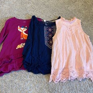 3 girls cute tops